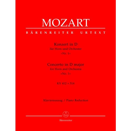 Moz W.A. - Concerto N°1 En Re Majeur Kv 412 + 514 (386D) Pour Cor Et Orchestre - Cor, Piano