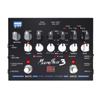 Preampli Basse Professionnel 2 Canaux - Stock B