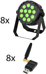 LED PARty Spot Silent Bundle 2700 K