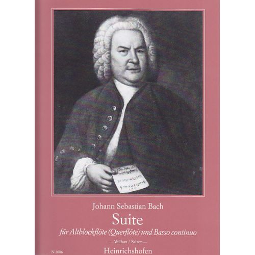Bach J.S. - Suite BWV 997 - Flute A Bec Alto et BC
