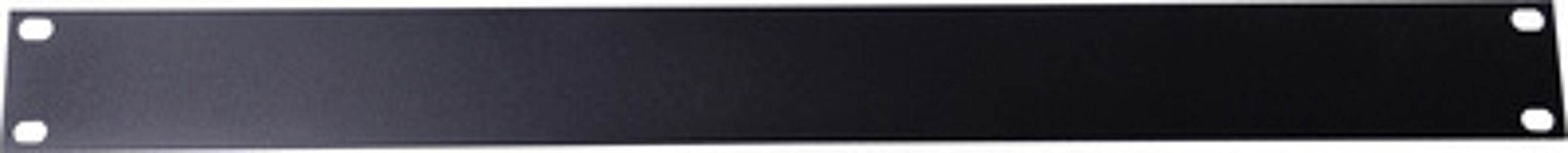 Rack Panel 1U Flat Noir