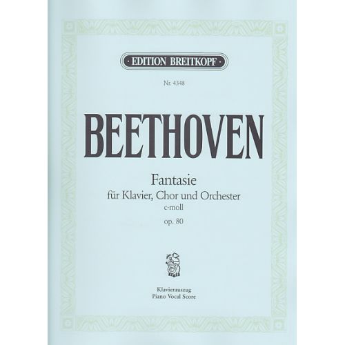 Beethoven L. (van) - Chorfantasie C-moll Op. 80 - PIANO-chant