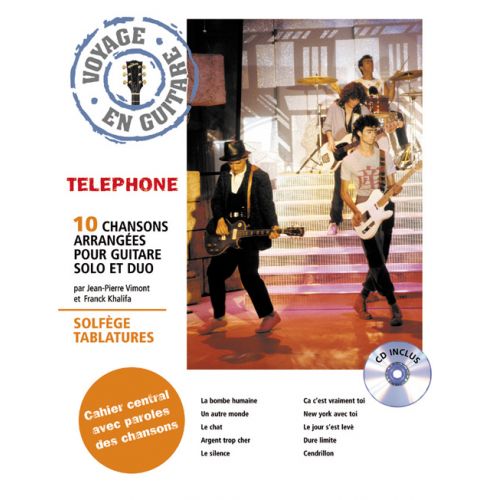 Telephone - Voyage En Guitare + CD - Guitare Tab