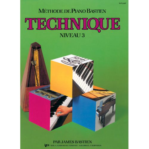 Methode De Piano Bastien - Technique Niveau 3