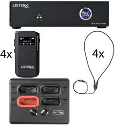 LW-110-02-03 hearing loop Set Noir