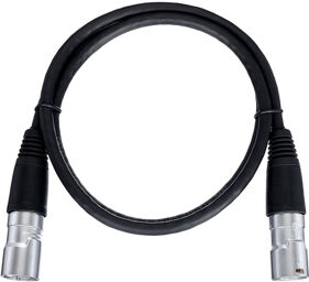 CAT6A IP65 PUR Cable 1.0m Black
