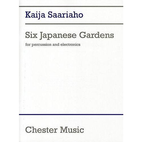 SAARIAHO K. - 6 JAPANESE GARDENS - PERCUSSION & ELECTRONICS CDROM