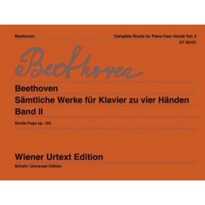 Beethoven - Complete Works For Piano Four Hands Vol.2