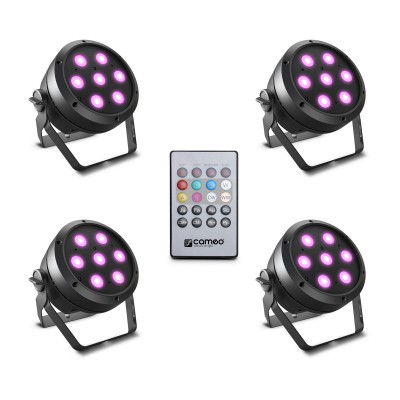 Root Par 4 Set 1 - Set Compos De 4 X CLROOTPAR4 Avec Tlcommande Infrarouge
