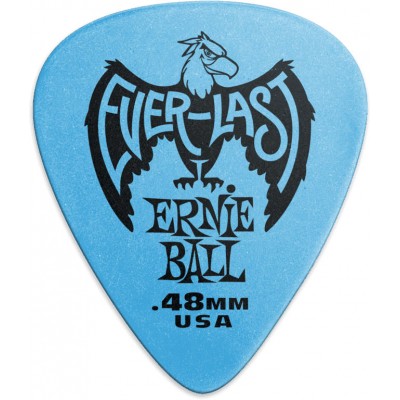 Médiators Everlast Sachet de 12 Bleu 0,48Mm