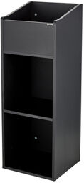 Vinyl Rack Three Top Black