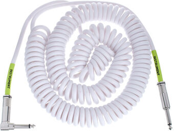 Spiral Instrument Cable White