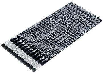 Pencil Black Piano Set Of 12