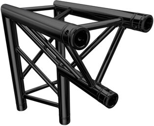 F33C25-B 90° Corner Black